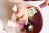 3 piece cutlery set for kids and toddlers - Pink