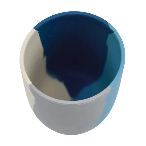 Set of 2 silicon toddler and kids cups - Blue