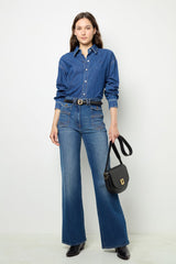 Blouse Dac08a117 Blue