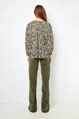 Blouse Dac44a318 Khaki-Green