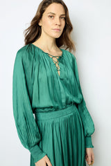 Blouse Dac62a134 Emerald