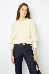 Pullover/vest Dau62a231 Ecru