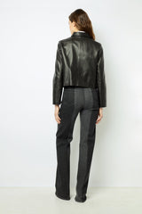 Leather Garment Day09a008 Black