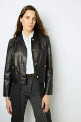 Leather Garment Day09a008 Black