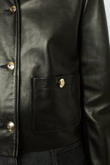Leather Garment Day09a008 Black
