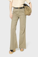 Trouser Dbp49b058 Khaki-Green
