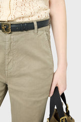 Trouser Dbp49b058 Khaki-Green