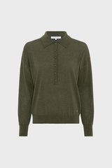 Pullover/vest Emeline Dcu04c222 Khaki-Green