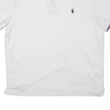 POLO RALPH LAUREN Mens Polo Shirt White Short Sleeve L