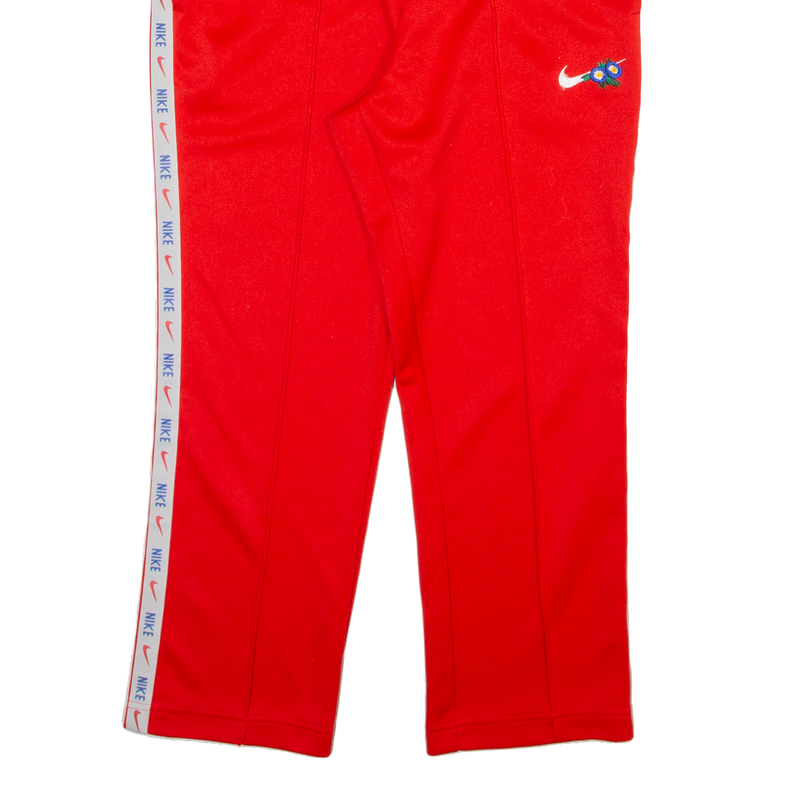 NIKE Womens Track Pants Red Straight M W30 L24