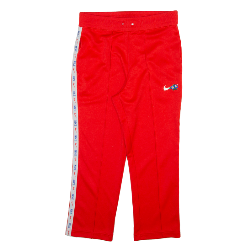 NIKE Womens Track Pants Red Straight M W30 L24