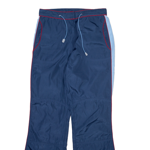 SOLES Womens Track Pants Blue Bootcut M W28 L30