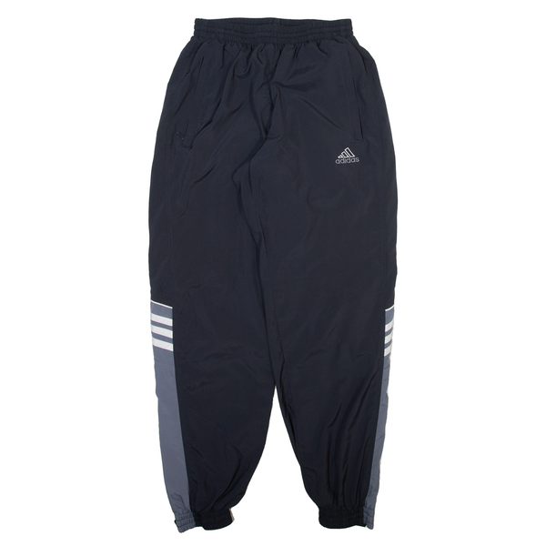 ADIDAS Mesh Lined Mens Track Pants Grey Tapered S W24 L30