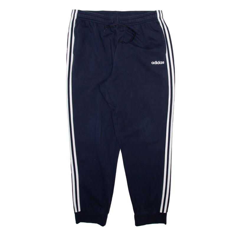 ADIDAS Mens Joggers Blue Tapered XL W34 L29