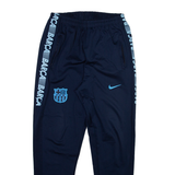 NIKE FC Barcelona Mens Track Pants Blue Tapered XL W26 L28