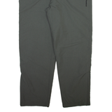 REEBOK Mens Track Pants Grey Tapered L W34 L30