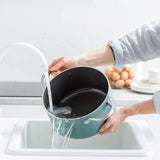 Mayflower 天藍色陶瓷易潔雙耳鍋連蓋 20cm/3.1L