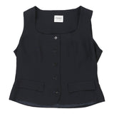 Gianfranco Ferre Waistcoat - Medium Black Cotton Blend