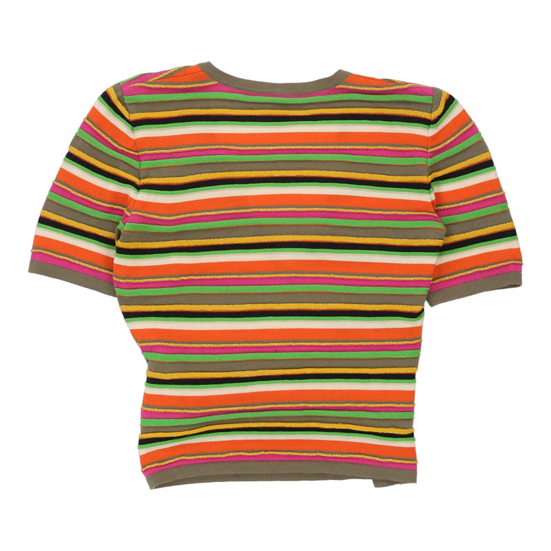 Ungaro Striped Top - Small Multicoloured Wool