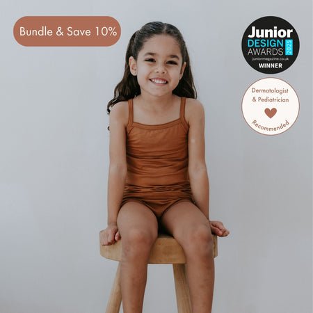 Girls' Wedgie-Free Full Coverage Shorties - Set of 2
