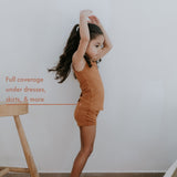 Girls' Wedgie-Free Full Coverage Shorties - Set of 2