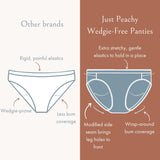 Girls' Wedgie-Free Panty Briefs - Set of 3