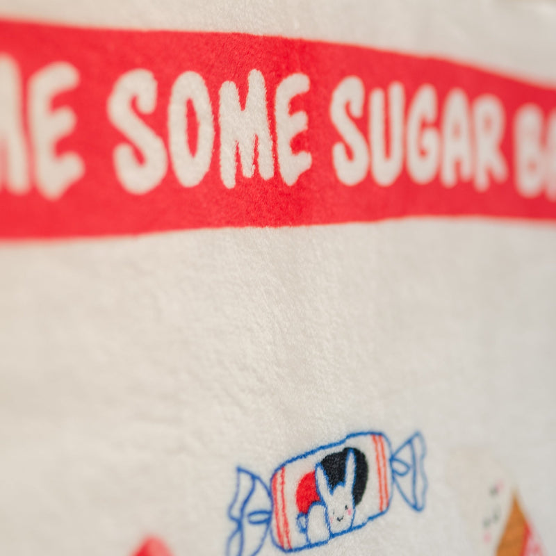 Fleece Milestone Blanket for Baby Photography - Gimme Some Sugar Baby