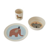 Hathi Bamboo Tableware Set -Offwhite