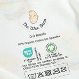 Organic Cotton Baby Onesie - Lemon Tea + Egg Tart
