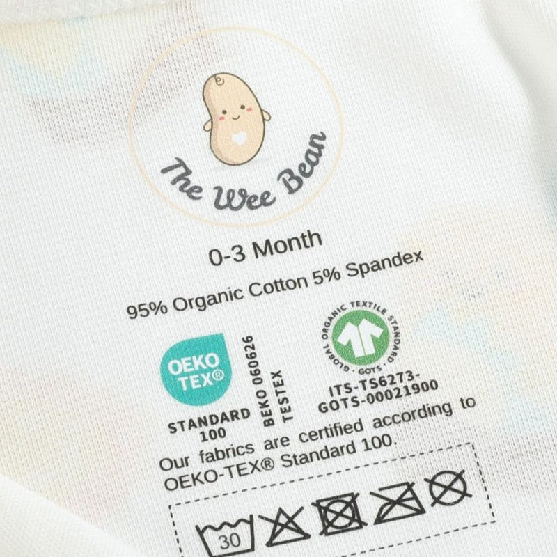 Organic Cotton Baby Onesie - Lemon Tea + Egg Tart