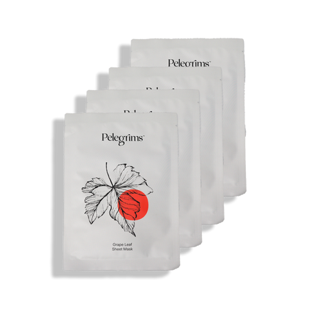 Grape Leaf Sheet Mask, 1-month supply