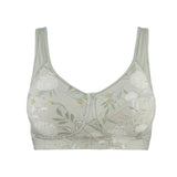 Valentina - Silk Back Support Full Cup Non Wire Organic Cotton Bra - Juliemay Lingerie