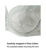 Valentina- Silk & Organic Cotton Underwired Full Cup Support Bra - Juliemay Lingerie