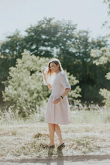 Organic Cotton Womens Dress - Soft Pink