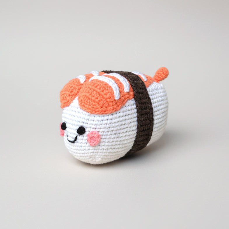 Ebi Sushi Crochet Rattle Doll