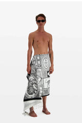 Scarf Fouta 100 Barocco Fo17bar00 White-Blanc