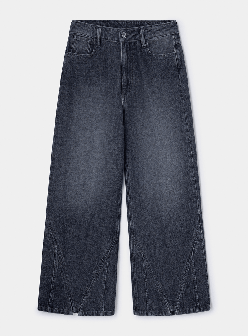 THELMA GREY LOW WAIST JEANS