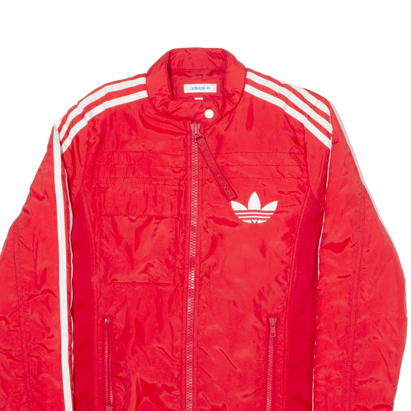 ADIDAS ORIGINALS Womens Track Jacket Red S