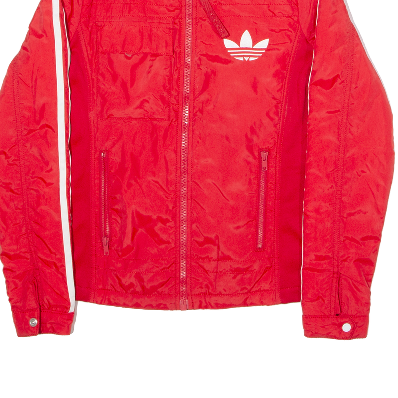 ADIDAS ORIGINALS Womens Track Jacket Red S