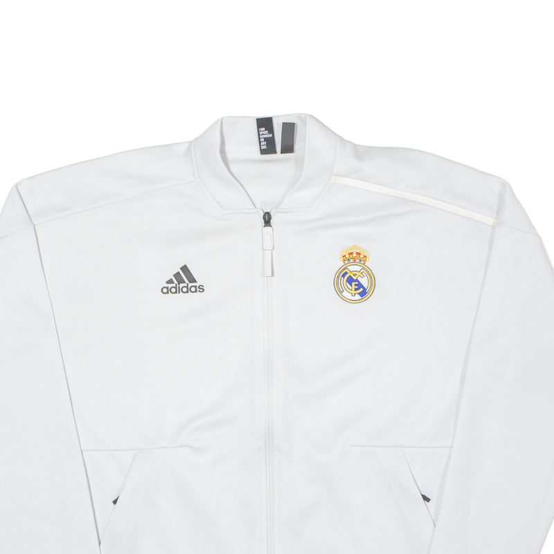 ADIDAS Real Madrid Mens Track Jacket White S