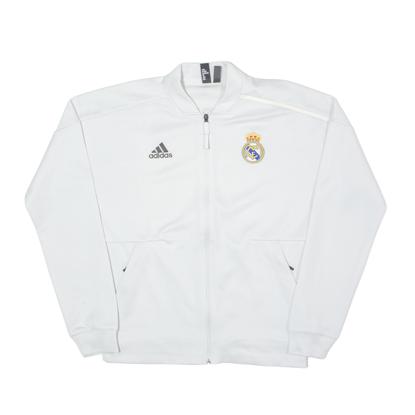 ADIDAS Real Madrid Mens Track Jacket White S