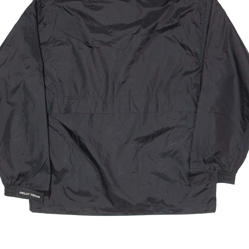 HELLY HANSEN Aare Seeland Mobil Mens Rain Jacket Black Nylon Hooded S