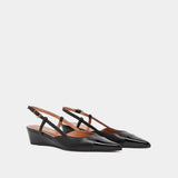 Escarpins Dakara Vernis/cuir Noir-noir
