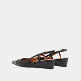 Escarpins Dakara Vernis/cuir Noir-noir