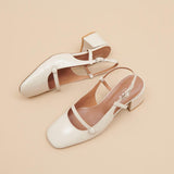 Salomes/babies Dario Vernis Plisse Ecru