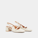 Salomes/babies Dario Vernis Plisse Ecru