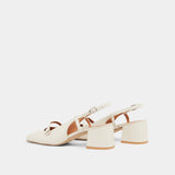 Salomes/babies Dario Vernis Plisse Ecru