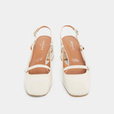 Salomes/babies Dario Vernis Plisse Ecru