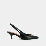 Escarpins Datura Cuir Noir