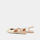Ballerines Dedicace Cuir Brilla Ecru